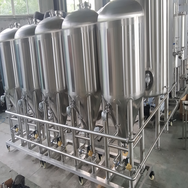 complete Auto 100L stainless steel beer brewing equipment with fermentation tanks Z08